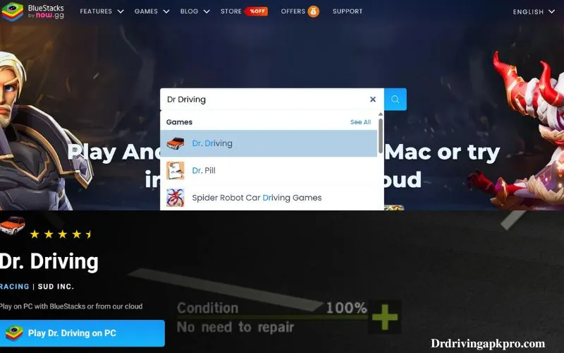 Bluestacks for Dr Driving